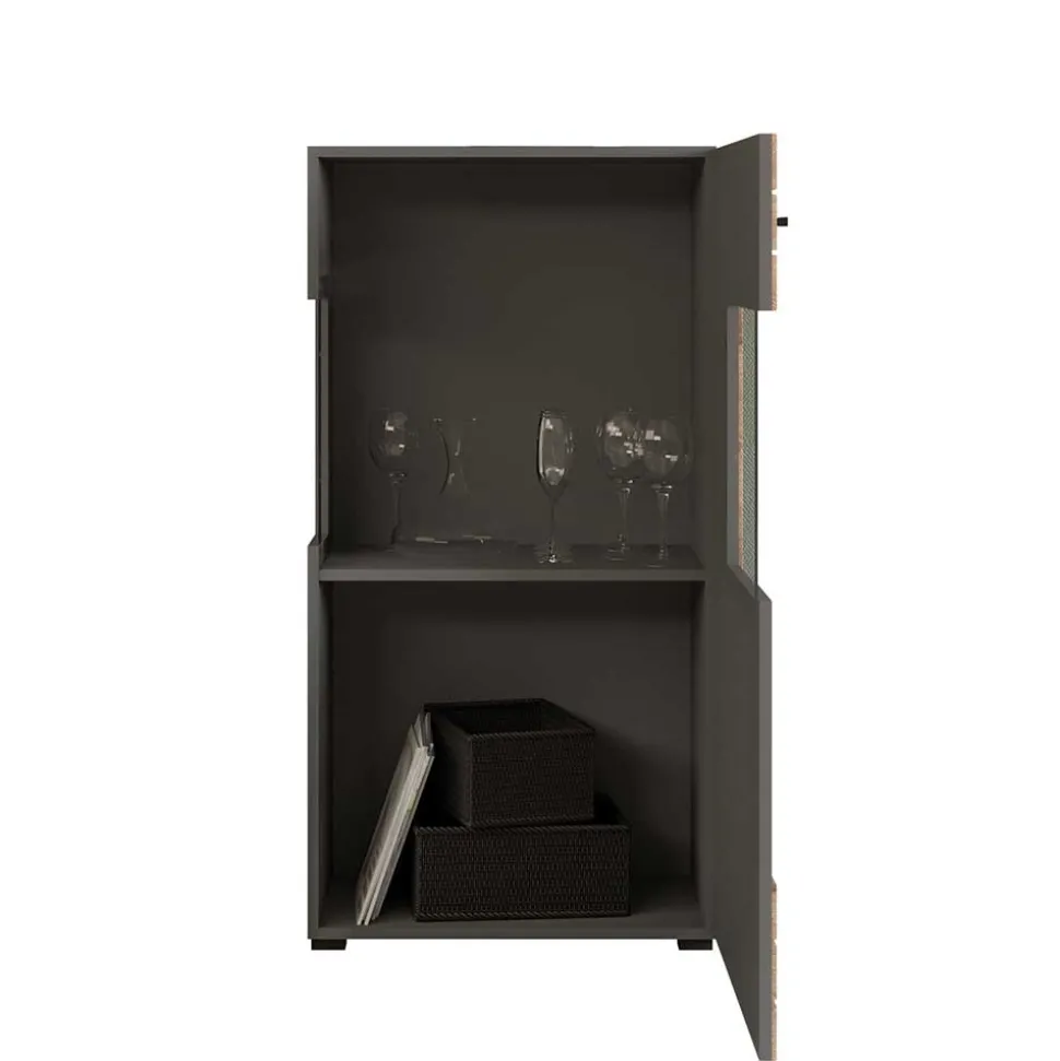 TV Anbauwand Möbel-Kombi modern - Scarlett (dreiteilig)