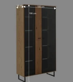 TV Anbauwand Schränke - Flacona (dreiteilig)