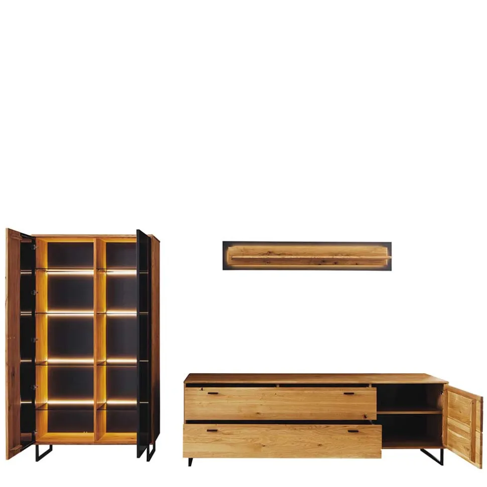 TV Anbauwand Schränke - Flacona (dreiteilig)