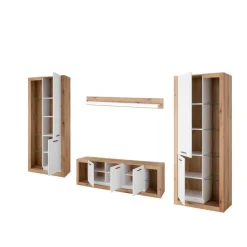 TV Anbauwand Set - Adejano (vierteilig)