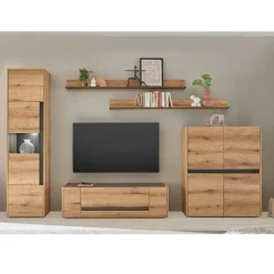 TV Anbauwand Set - Colomania (fünfteilig)