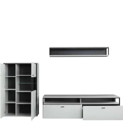 TV Anbauwand-Möbel als Set - Loazin (dreiteilig)