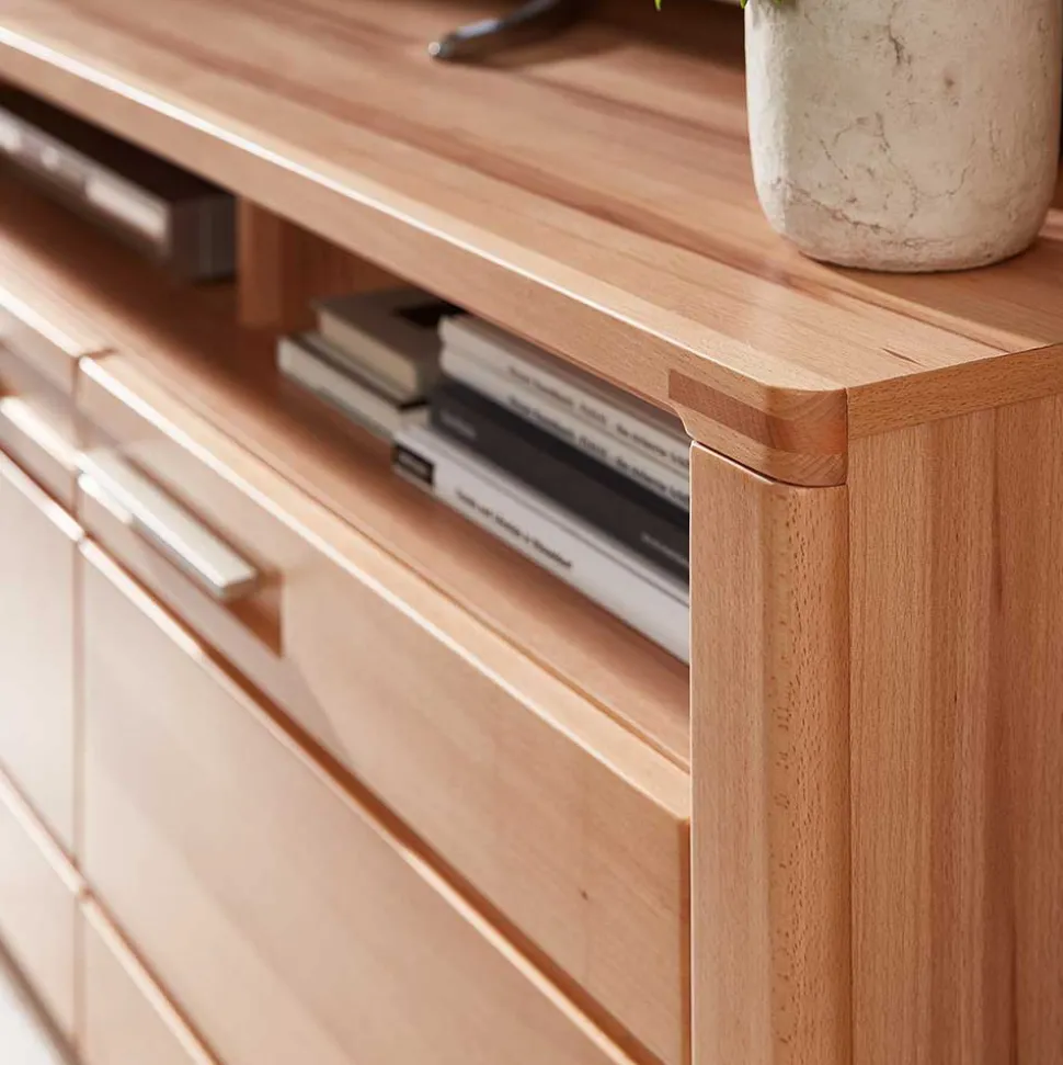 TV Board & Highboard & Hängeregal Set - Amyonta (dreiteilig)