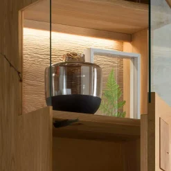 TV Board & Wandboard & Vitrine Set - Millena (dreiteilig)