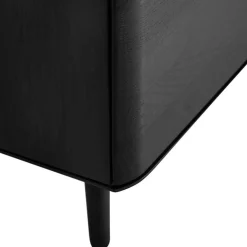 TV Board aus Eiche geschliffen & Schwarz geölt - Asnes