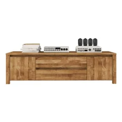 TV Board Nadalia aus Wildeiche Massivholz