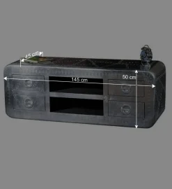 TV Board Pilot mit Zierschrauben