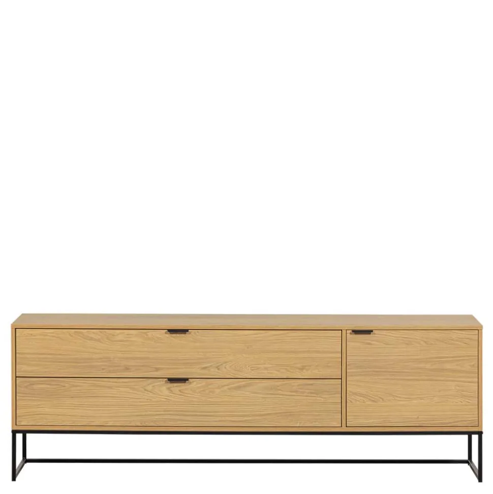 TV Kommode in Eiche Natur Dekor - Ariadelco