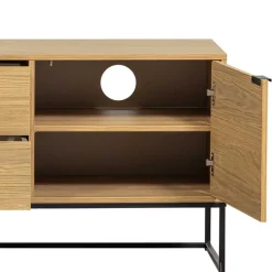 TV Kommode in Eiche Natur Dekor - Ariadelco