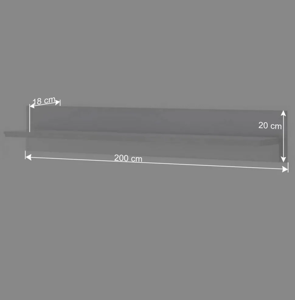 TV Lowboard & Highboard & Regal Set - Tirol (dreiteilig)