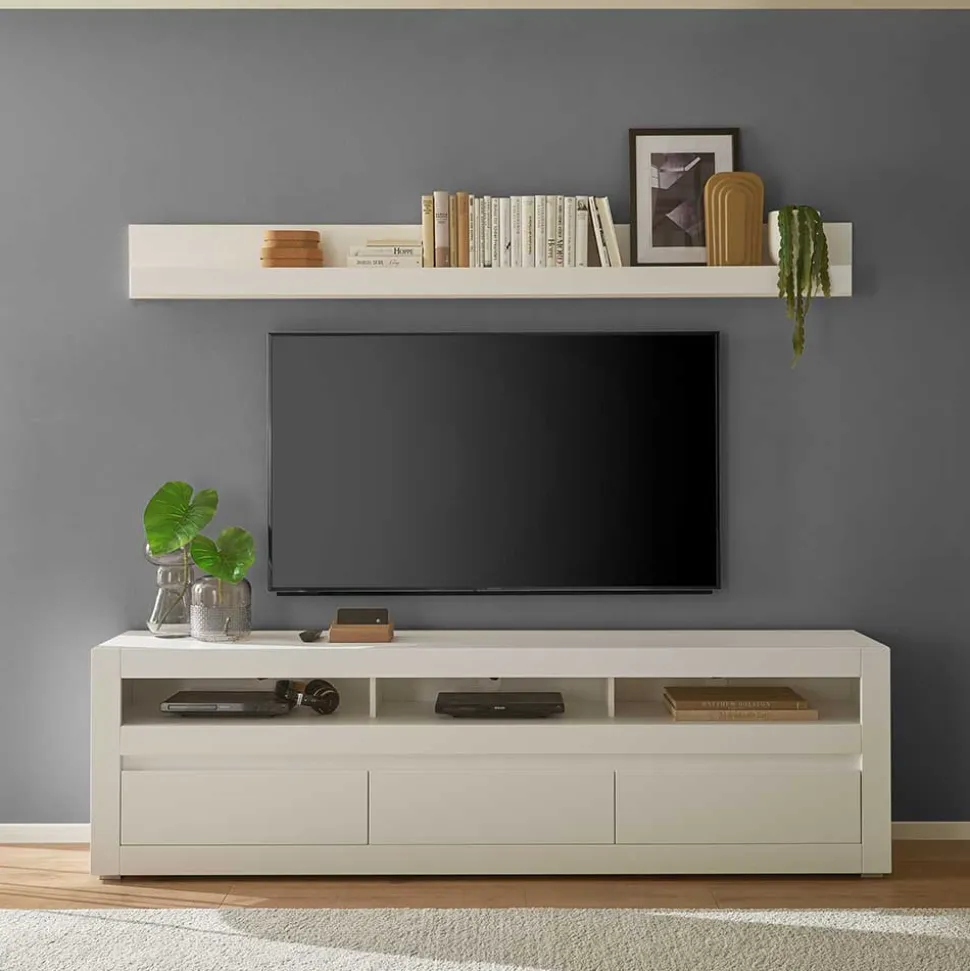 TV Lowboard & Wandboard Set - Ilana (zweiteilig)