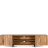 TV Lowboard aus Akazienholz und Metall - Bastima