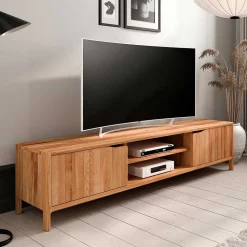 TV Lowboard aus Kernbuche Massivholz - Lana