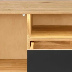 TV Lowboard aus Wildeiche massiv mit LED - Viligrana