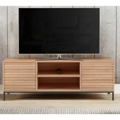 TV Lowboard in Eiche Holzdekor - Lunira