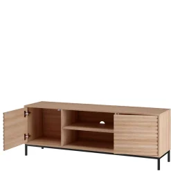 TV Lowboard in Eiche Holzdekor - Lunira