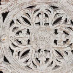 TV Lowboard in Mangoholz White Wash - Fudorus