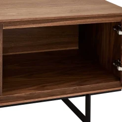 TV Lowboard in Walnussfarben Furnier - Melvue