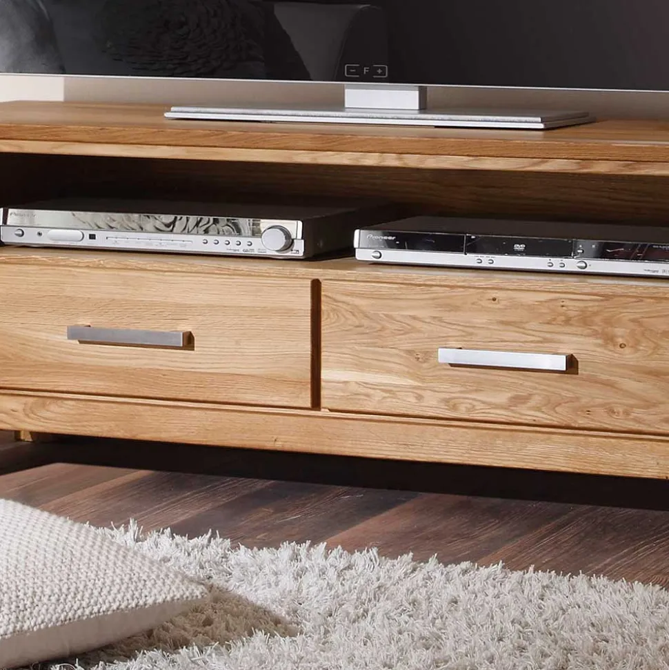 TV Lowboard Ladressa aus Wildeiche geölt und gewachst