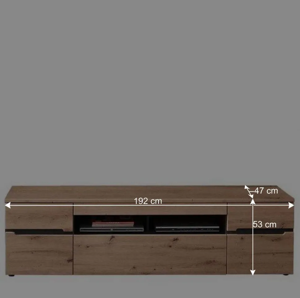 TV Lowboard mit 192 cm Breite - Kuetra