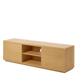 TV Lowboard mit zwei Schubladen & Tür - Elastian