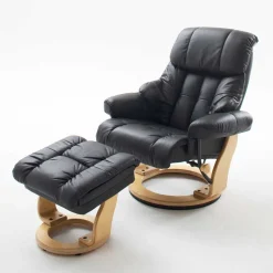 TV Sessel Manon in Schwarz (zweiteilig)