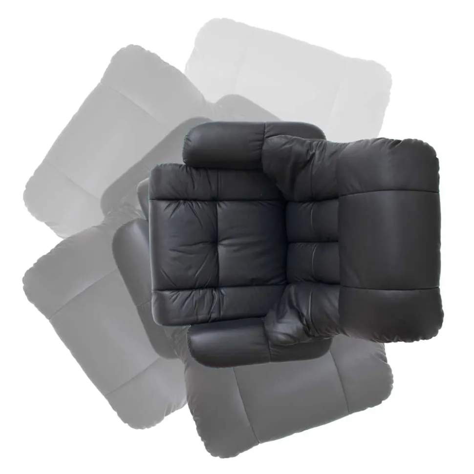 TV Sessel Manon in Schwarz (zweiteilig)