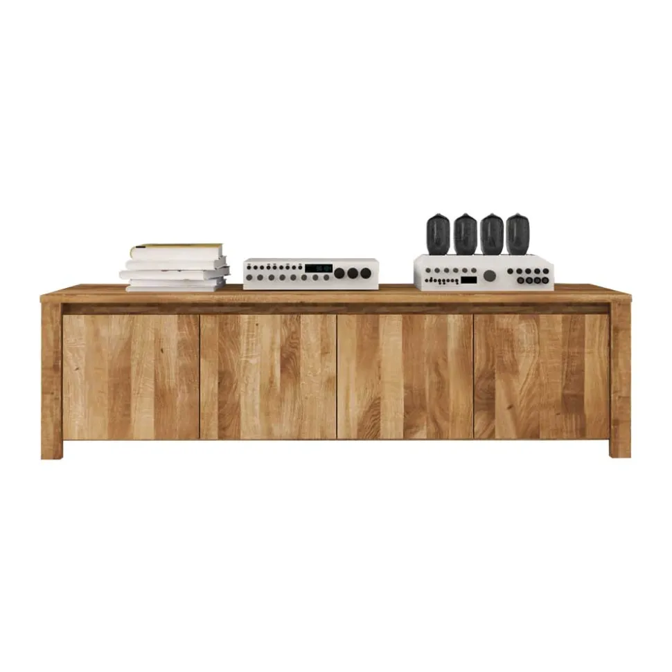 TV Sideboard Nadalia aus Wildeiche Massivholz