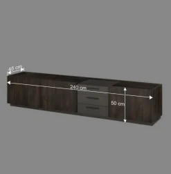 TV Unterschrank & Wandboard Set - Mundo (zweiteilig)