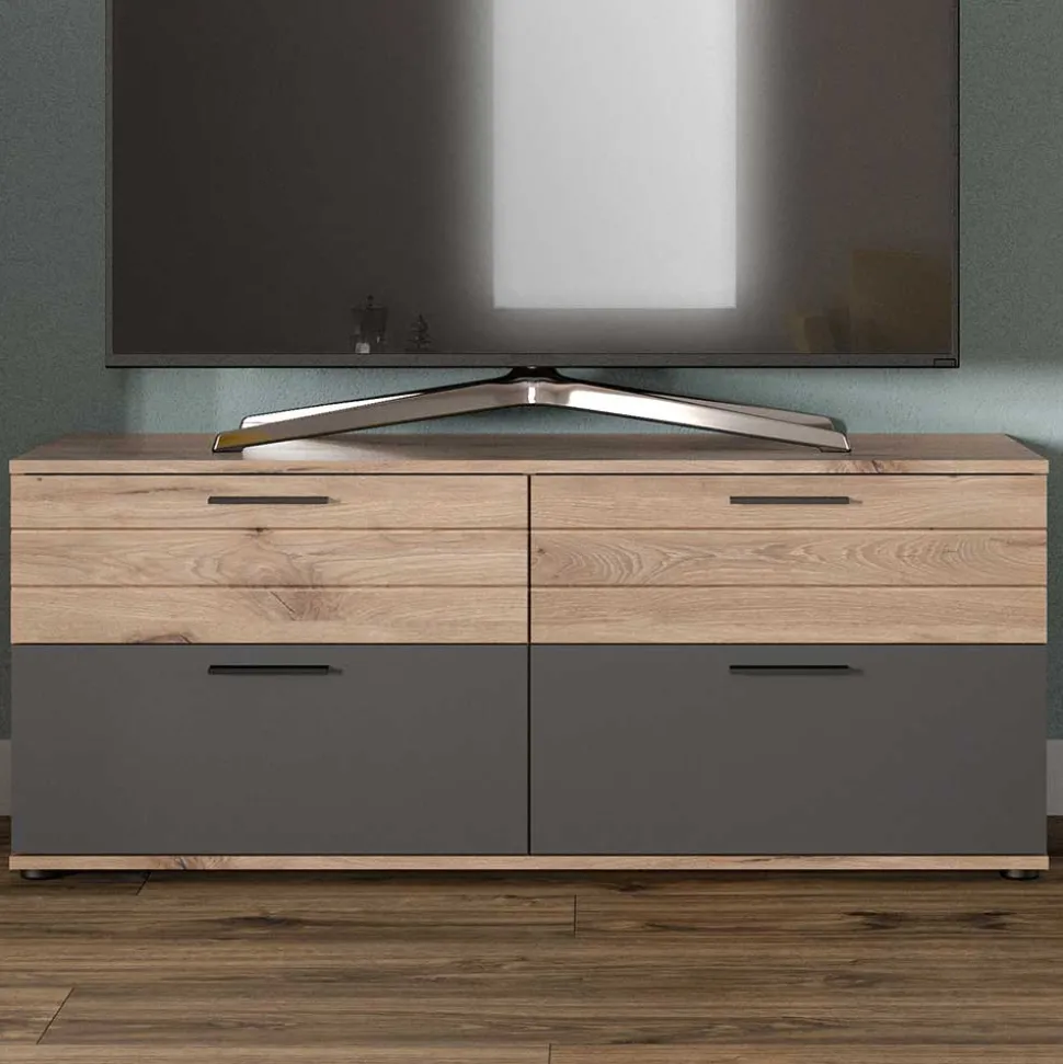 TV Unterschrank in der Größe 130x53x48 cm - Lucios