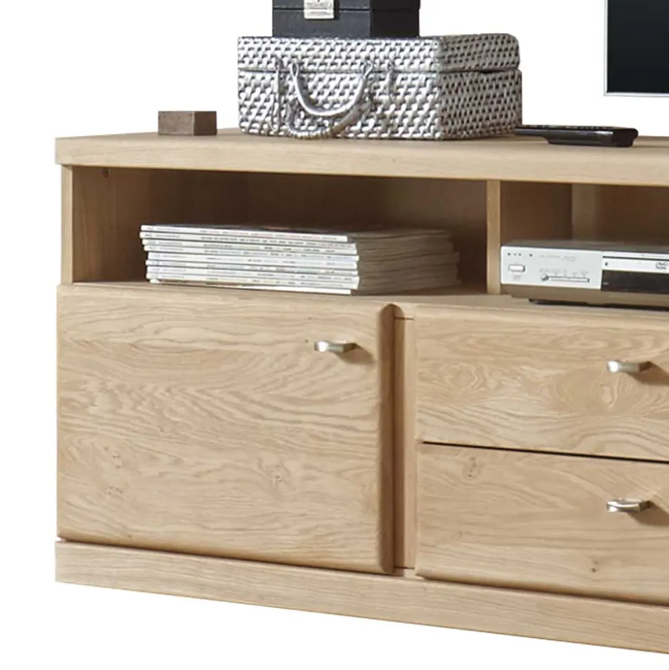 TV Unterschrank Smonia aus Wildeiche Bianco