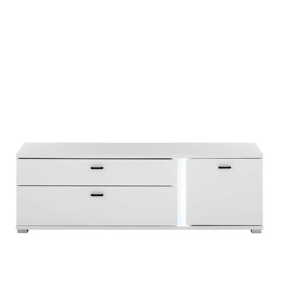 TV Wohnwand beleuchtet Möbelset - Tirol (dreiteilig)