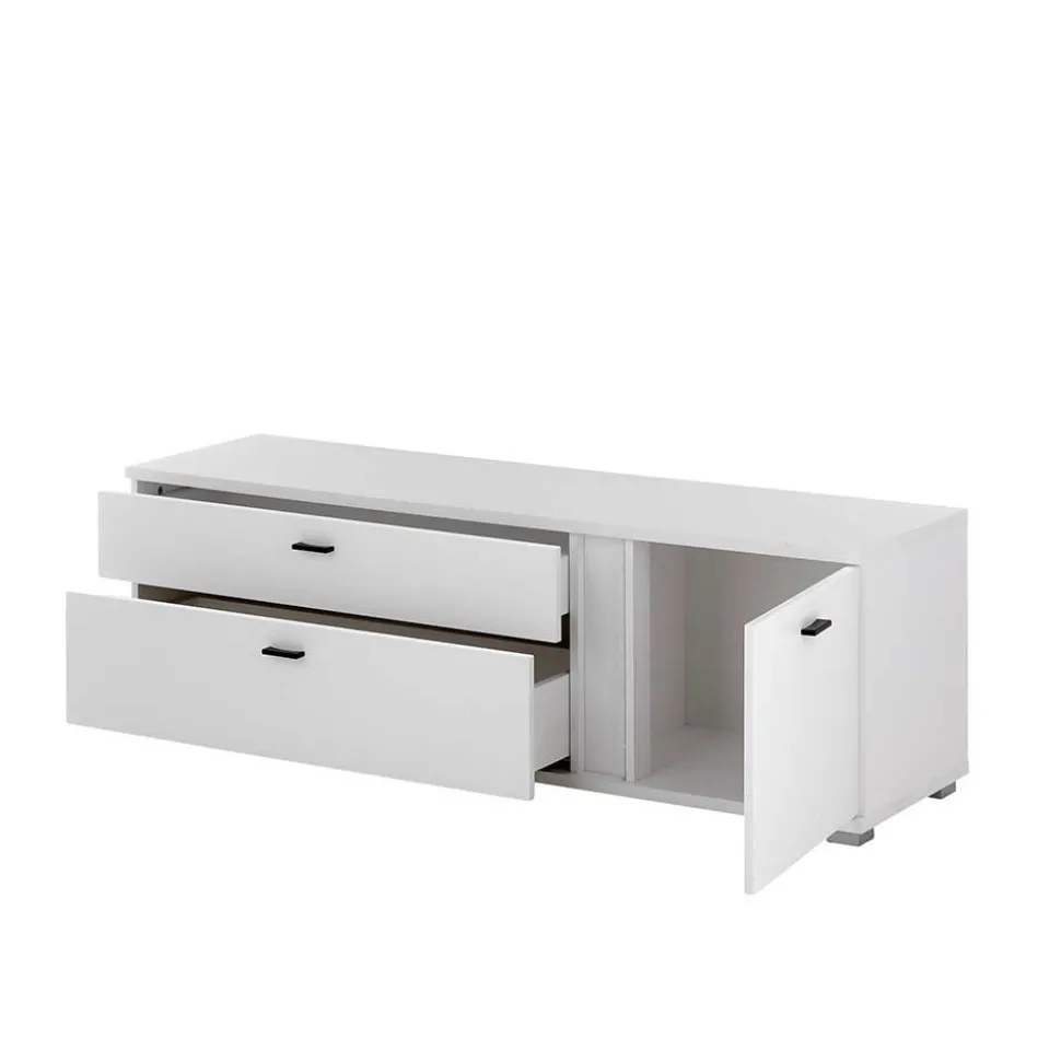 TV Wohnwand beleuchtet Möbelset - Tirol (dreiteilig)