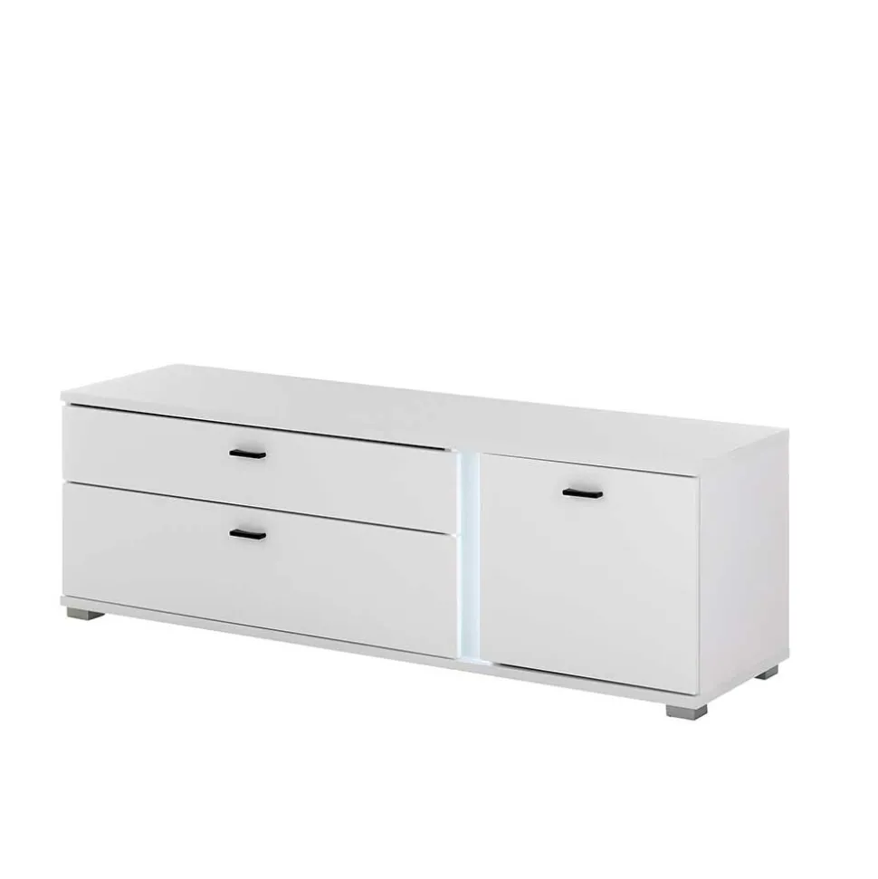 TV Wohnwand beleuchtet Möbelset - Tirol (dreiteilig)