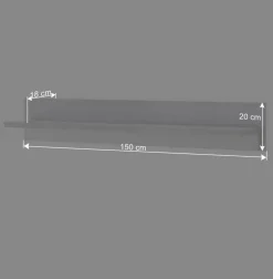 TV Wohnwand Kombi mit Licht - Tirol (dreiteilig)