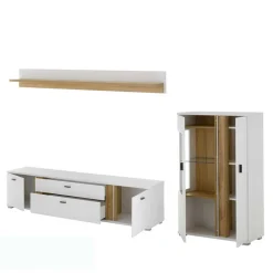 TV Wohnwand Möbel Kombi - Racelyn (dreiteilig)