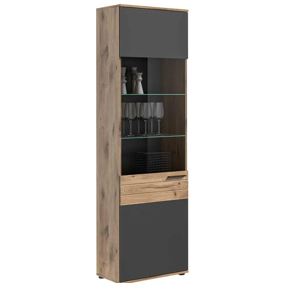 TV Wohnwand Möbel Kombination - Lucios (vierteilig)