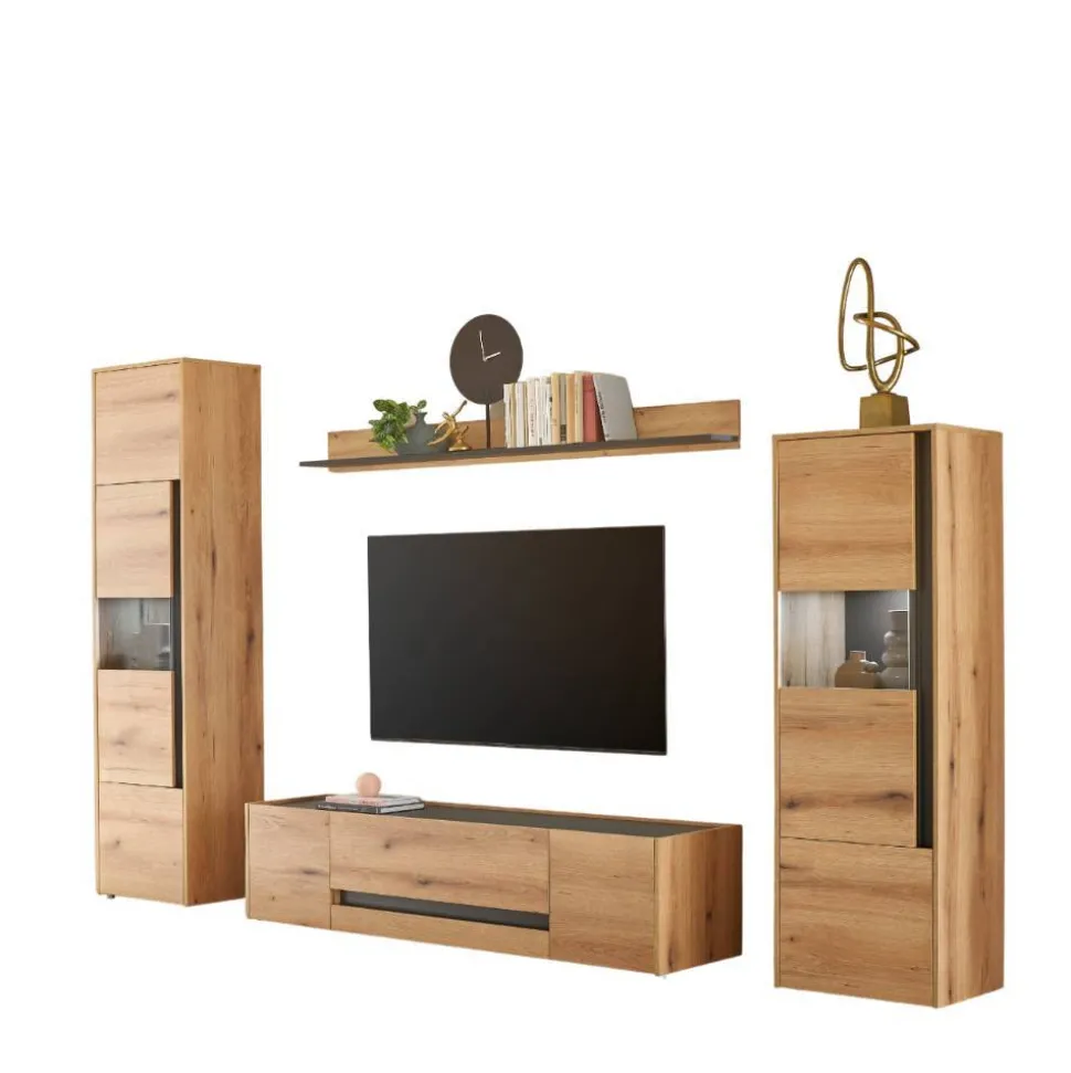 TV Wohnwand Möbel Set - Colomania (vierteilig)