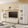 TV Wohnwand Möbelkombi mit LED - Racelyn (vierteilig)