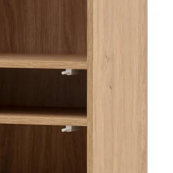 TV Wohnwand Set in Eiche Stone - Jaskin (dreiteilig)