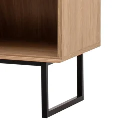 TV Wohnwand Set in Eiche Stone - Jaskin (dreiteilig)