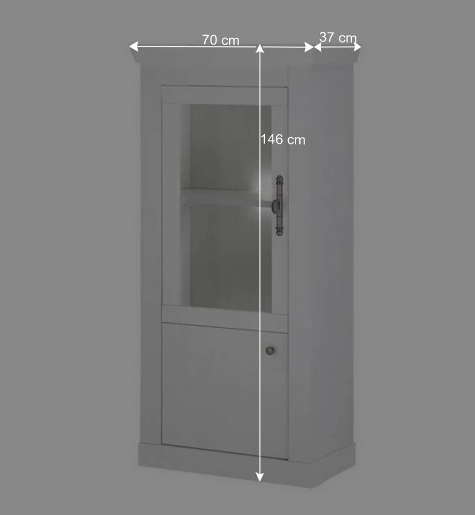 TV Wohnwandkombination 295 cm breit - Liancos (vierteilig)