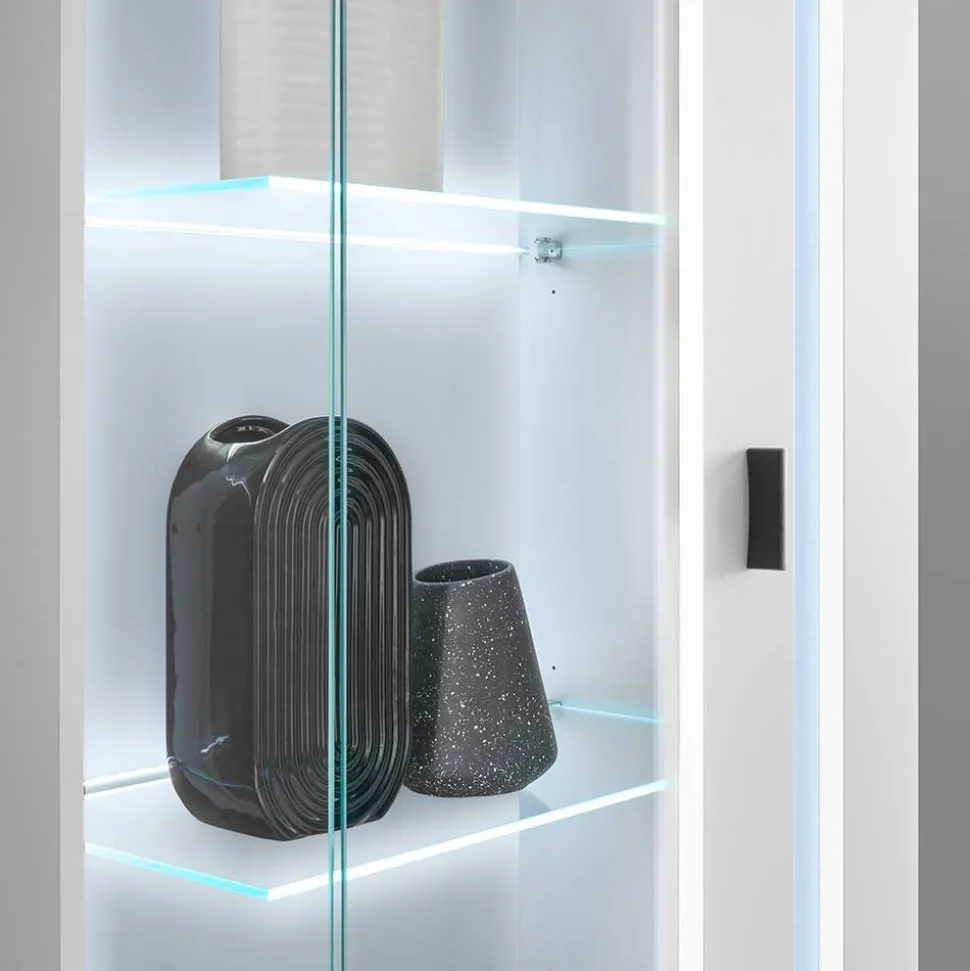 TV Wohnwandmöbel in Weiß Set - Tirol (vierteilig)