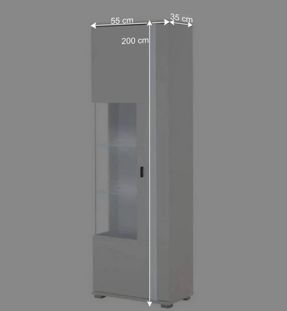 TV Wohnwandmöbel in Weiß Set - Tirol (vierteilig)