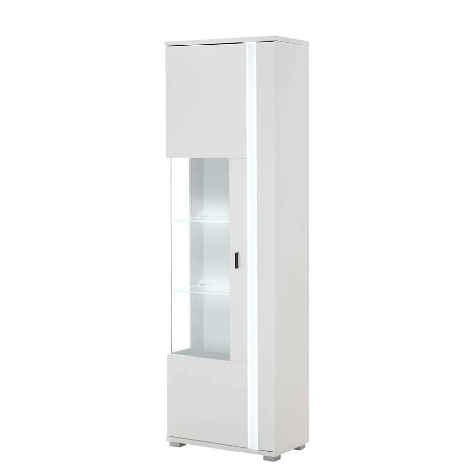 TV Wohnwandmöbel in Weiß Set - Tirol (vierteilig)