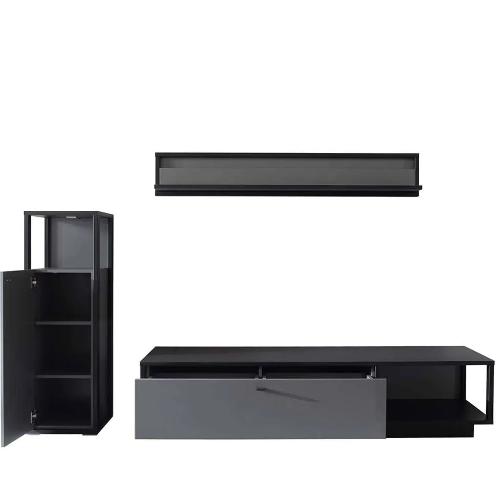 TV Wohnzimmermöbel Set - Ridona (dreiteilig)