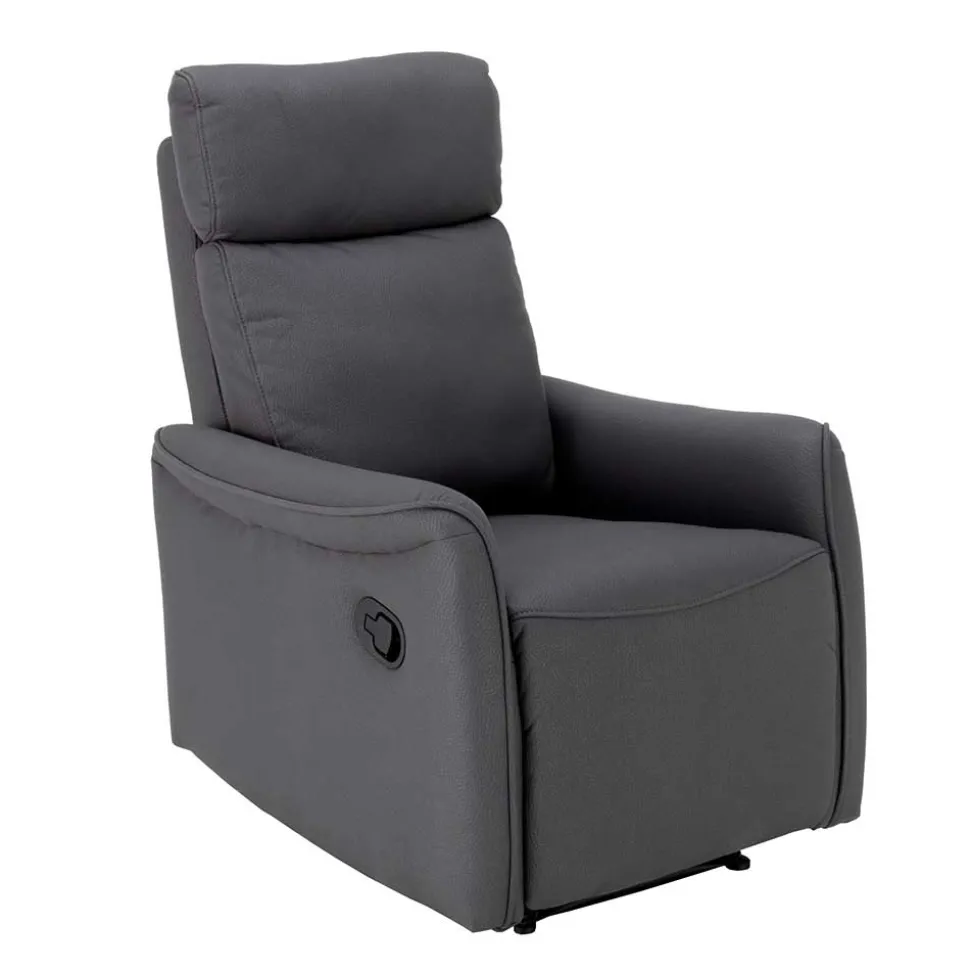 TV Wohnzimmersessel in Anthrazit - Zalona