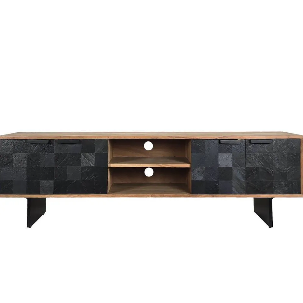 TV-Lowboard aus Akazie Massivholz - Milo