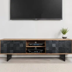 TV-Lowboard aus Akazie Massivholz - Milo