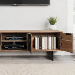 TV-Lowboard aus Akazie Massivholz - Milo